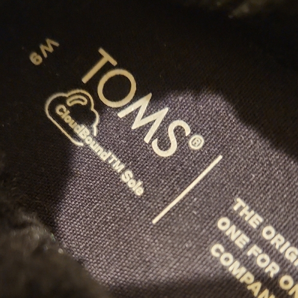 TOMS Alpargata Black and Gray Loafers - Picture 3 of 4